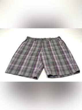 PGA Tour Pro Series Plaid Golf Shorts - Size 36